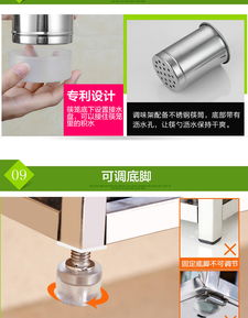 高效廚房收納利器 35厘米三層不銹鋼壁掛置物架